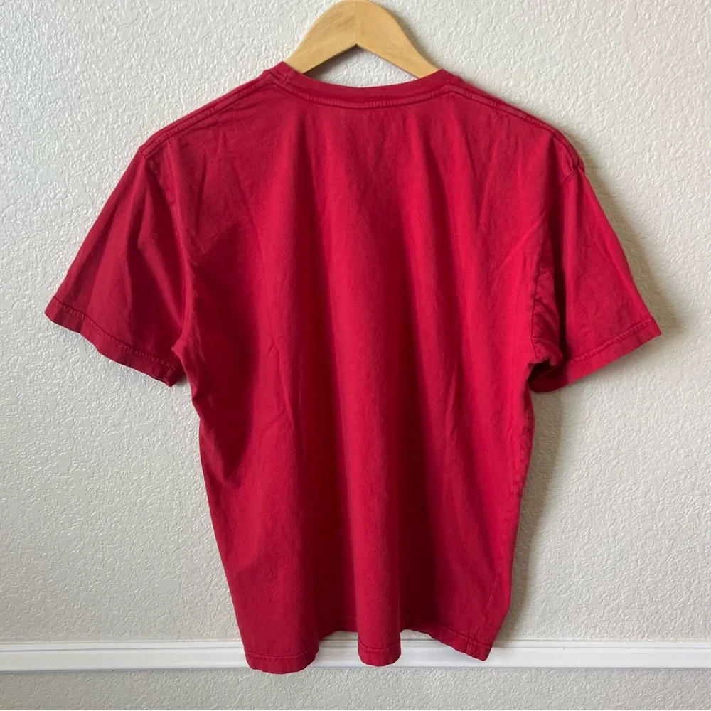CHASER Vintage Y2K AC/DC Dirty Deeds Graphic T-Shirt Mens Large Made in USA Red